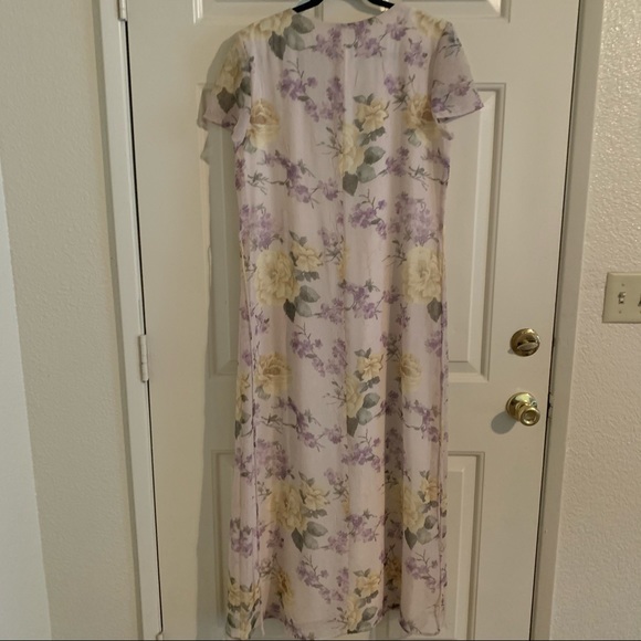 Vintage 90s floral maxi dress - Picture 3 of 10